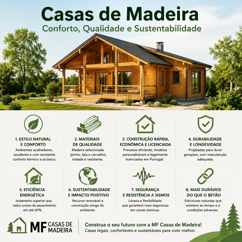 Casas de Madeira: 8 Vantagens