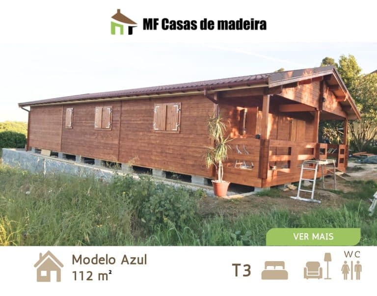 Read more about the article Casa de Madeira Pré fabricada Azul