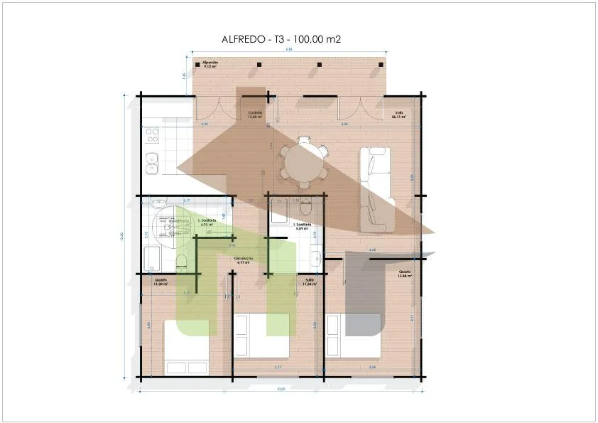 ALFREDO Alfredo — Casa de Madeira Pré fabricada Alfredo