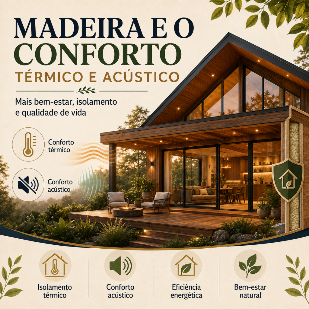A Madeira e o conforto térmico e acústico