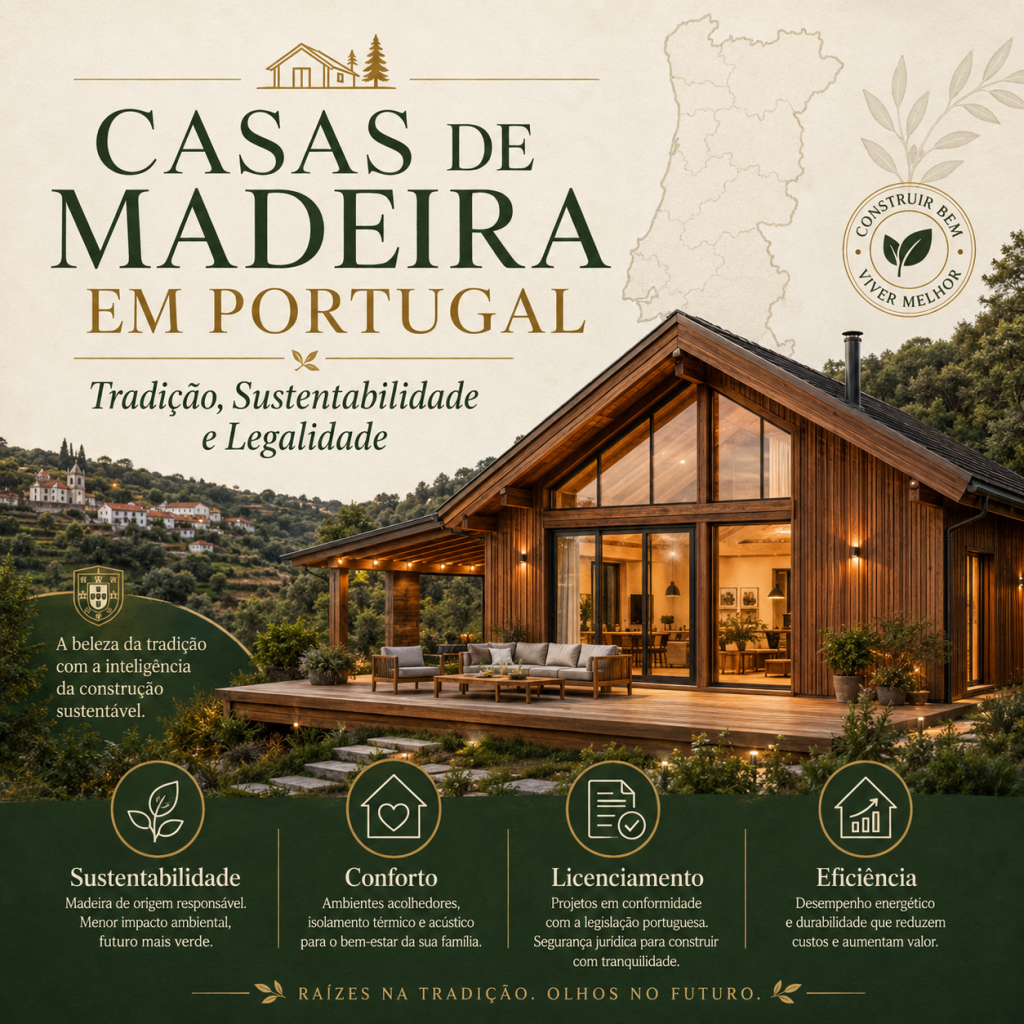 Casas de Madeira em Portugal: Tradição, Sustentabilidade, Legalidade e uma Nova Forma de Habitar
