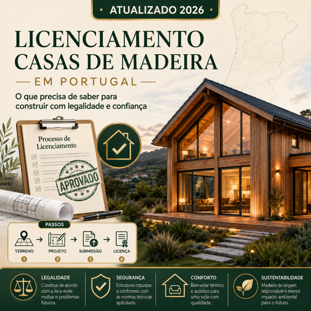 Processo de legalização de uma casa de madeira
