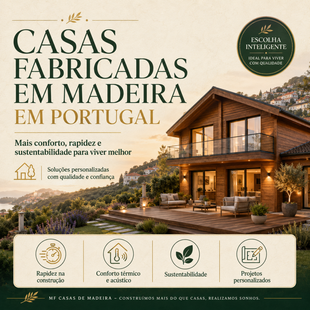 Casas de madeira em Portugal