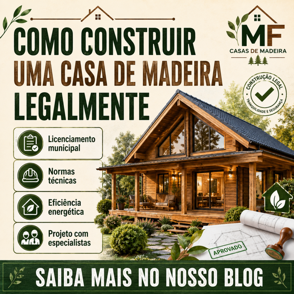 Como construir uma casa de madeira legalmente