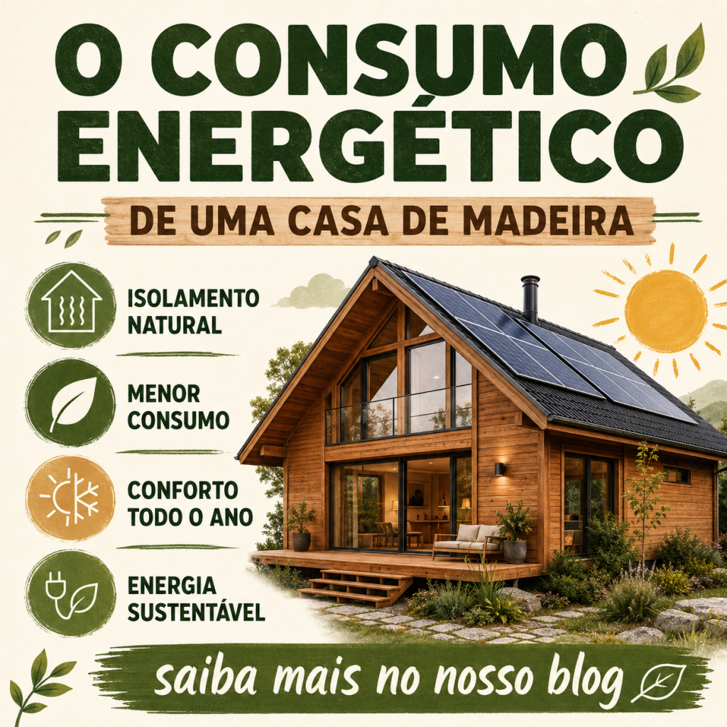 O Consumo energético de uma casa de madeira