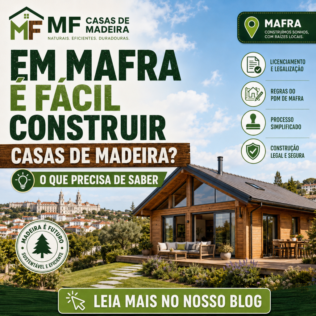 Em Mafra é fácil construir casas de madeira?