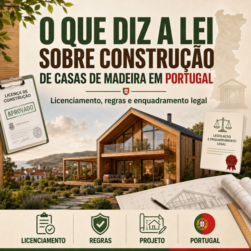 O que diz a lei sobre construção de casas de madeira em portugal?