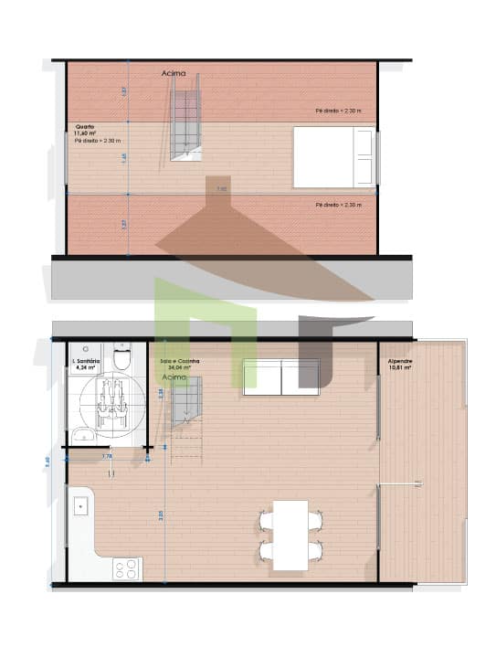 planta-a-frame-casa-de-madeira-60m2