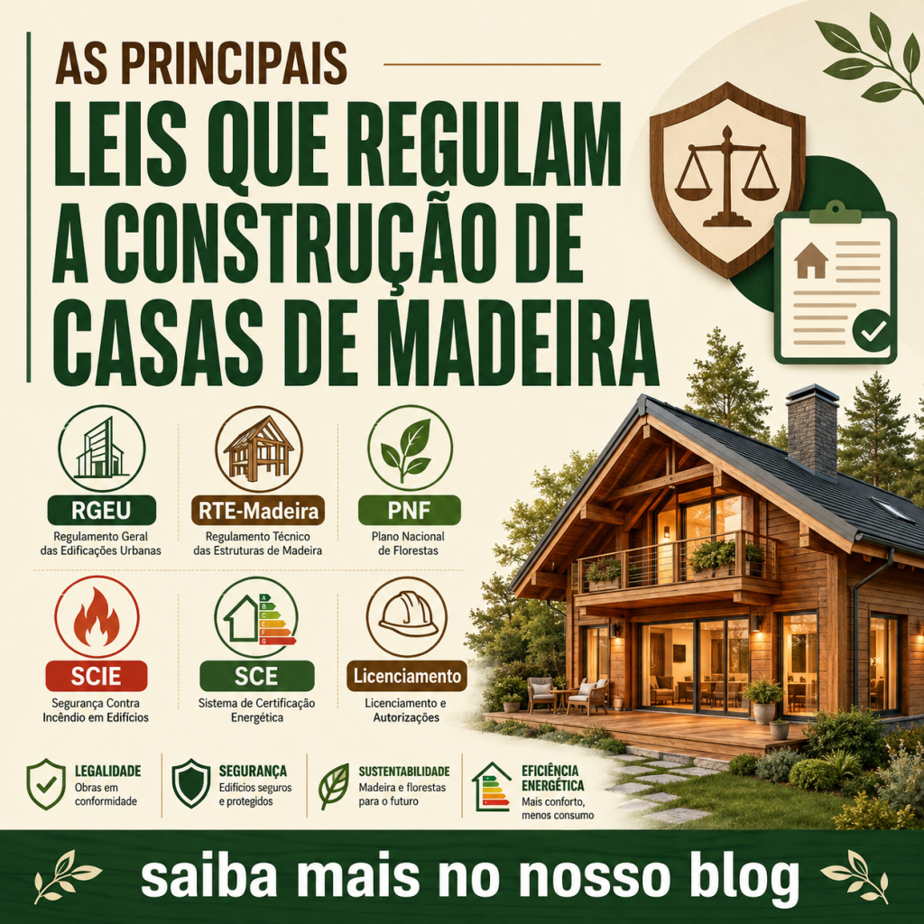 As principais leis que regulam a construção de casas de madeira