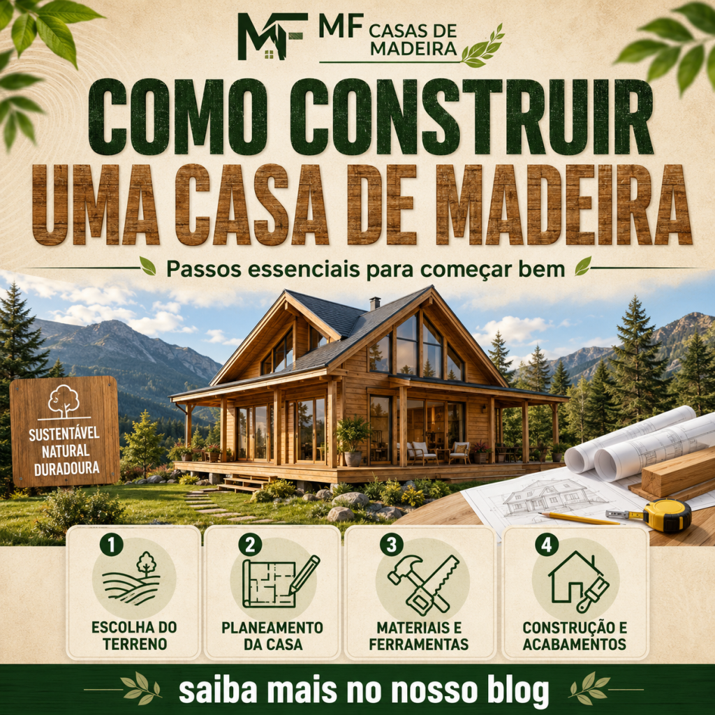 Como Construir uma casa de madeira