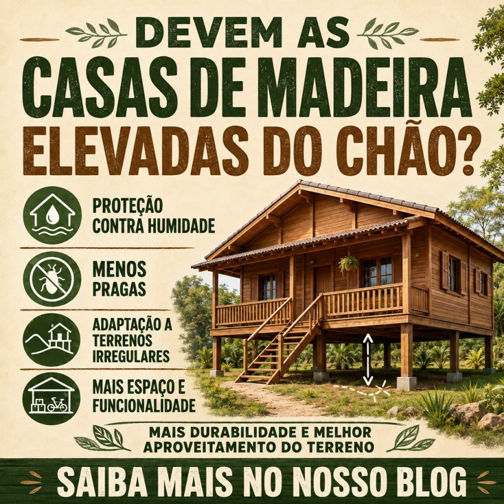 Devem as casas de madeira elevadas do chão?