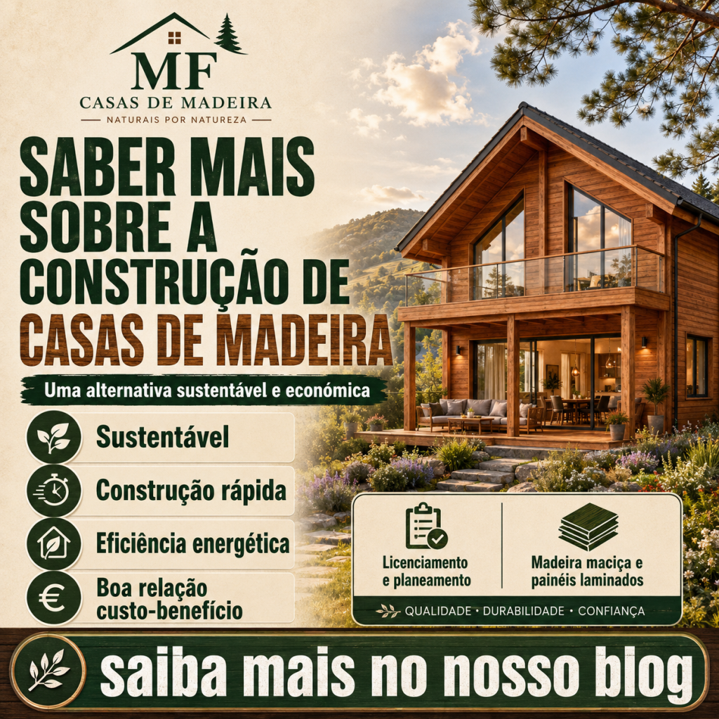 Saber mais sobre a construção de Casas de Madeira