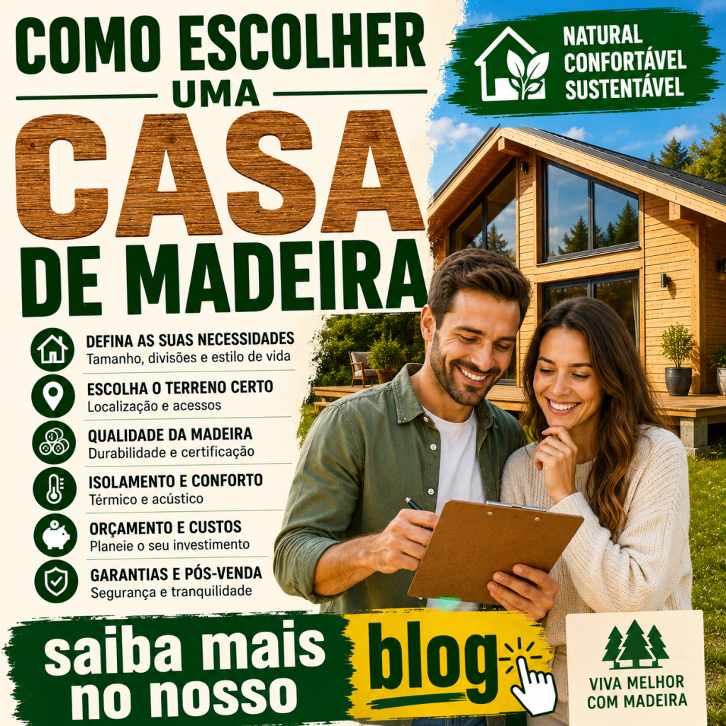 Como escolher uma casa de madeira