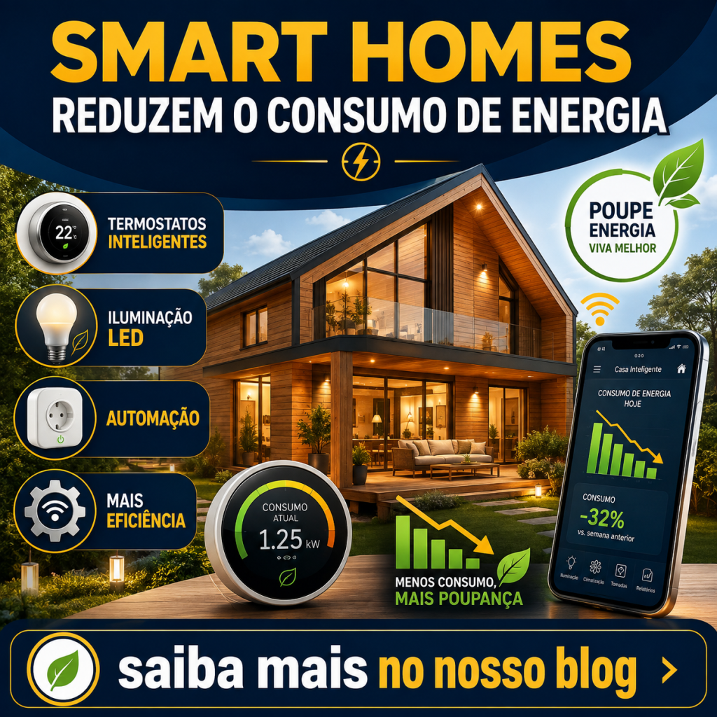 Smart Homes: Como os Dispositivos Inteligentes Podem Reduzir o Consumo de Energia