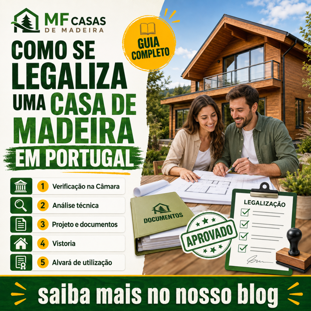 Como se legaliza uma casa de madeira em Portugal