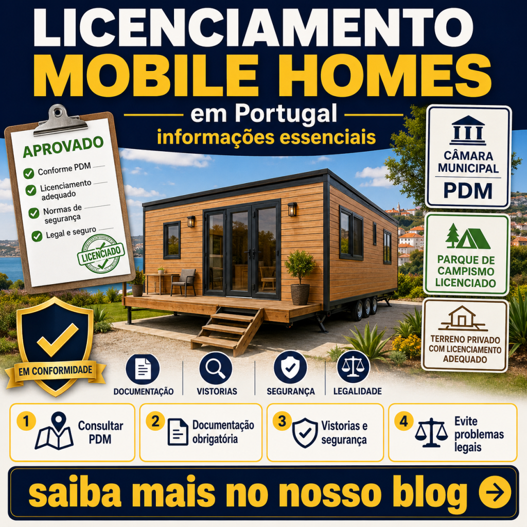 Licenciamento de Mobile Homes em Portugal: Conheça as informações essenciais!