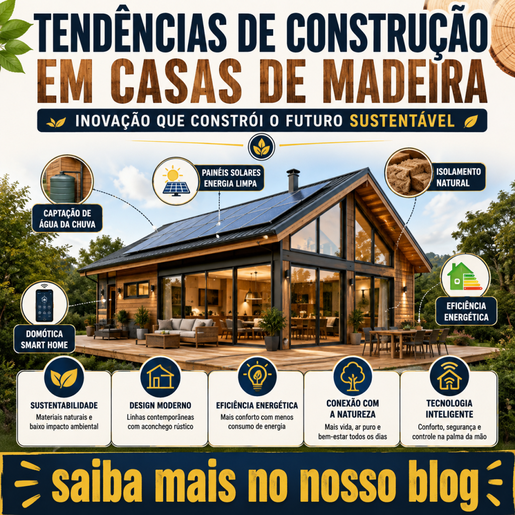 Tendências Modernas em Construções de Madeira: Inovação e Sustentabilidade