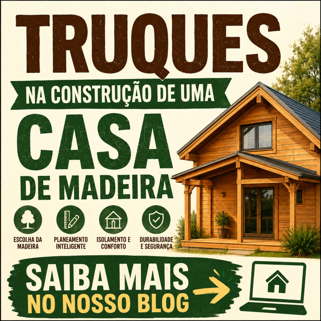 Truques na construção de uma casa de madeira