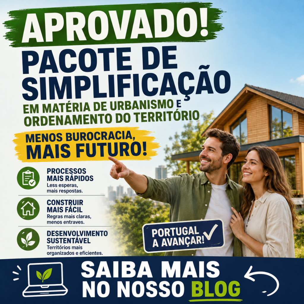 Aprovado o pacote de simplificação em matéria de urbanismo e ordenamento do território