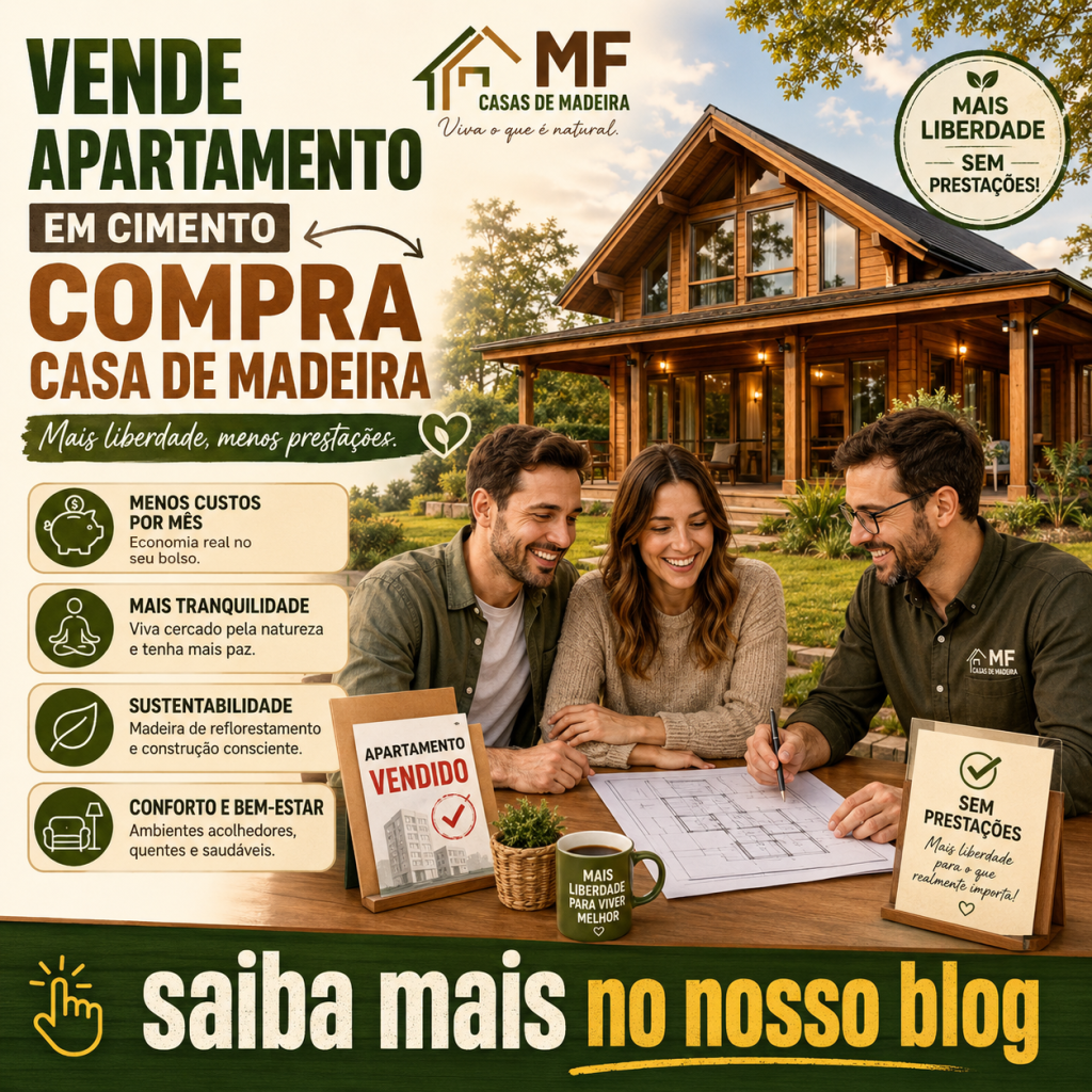 Vende apartamento em cimento para se livrar de prestações e compra casa de madeira