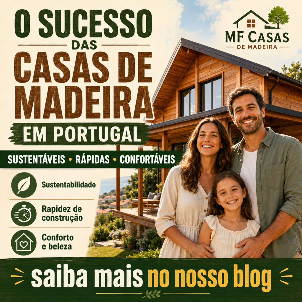 O sucesso das casas de madeira em Portugal