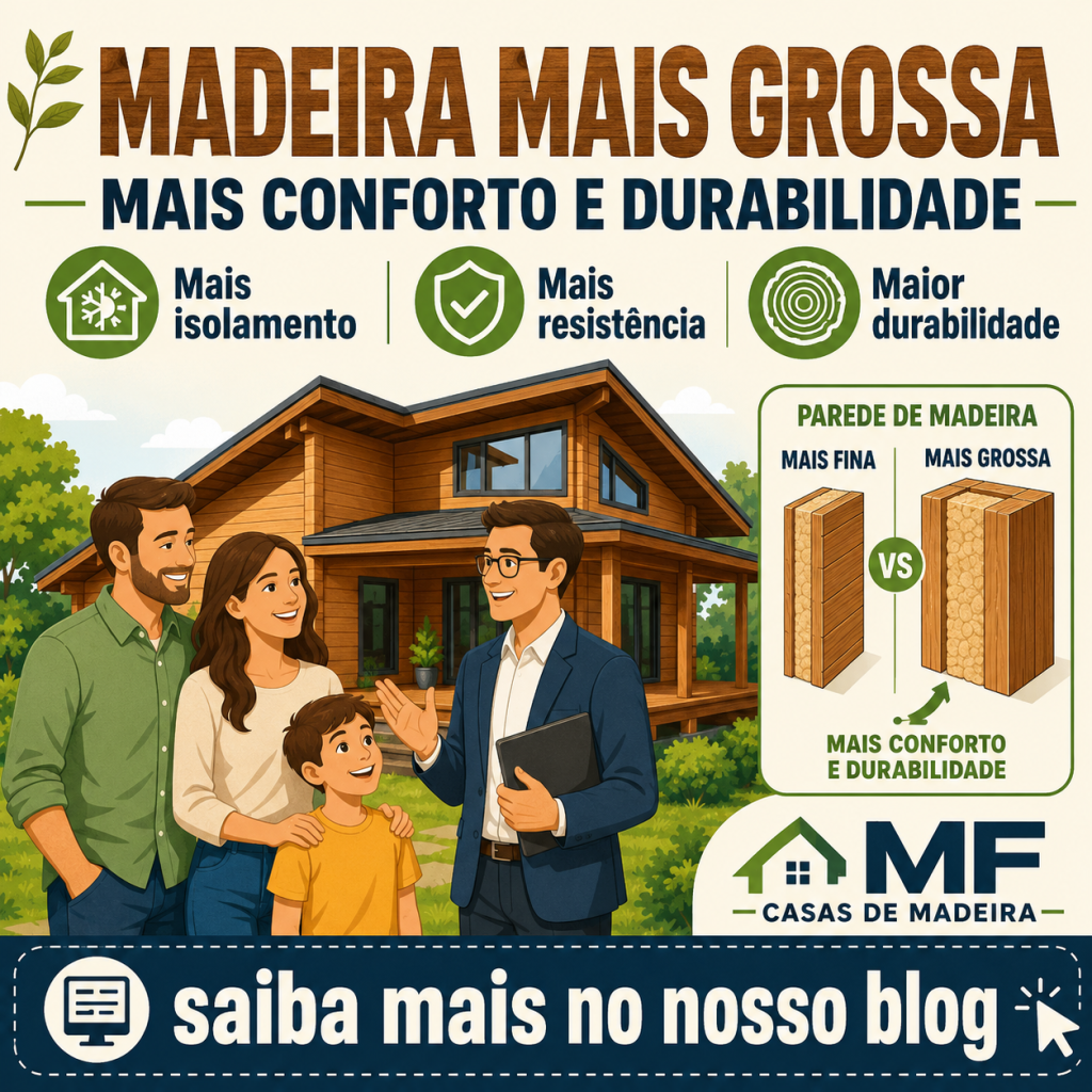 Porquê construir com madeira mais grossa?