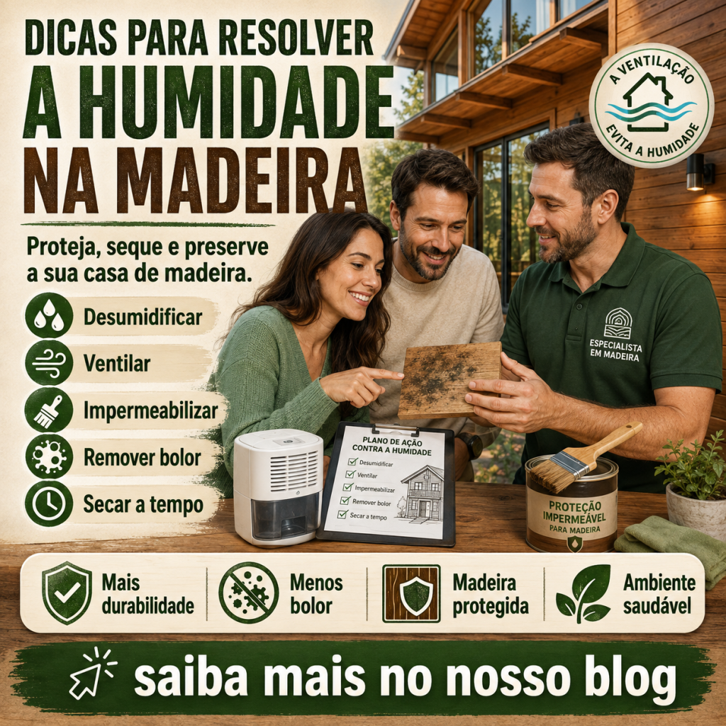 Dicas de como resolver a humidade na madeira
