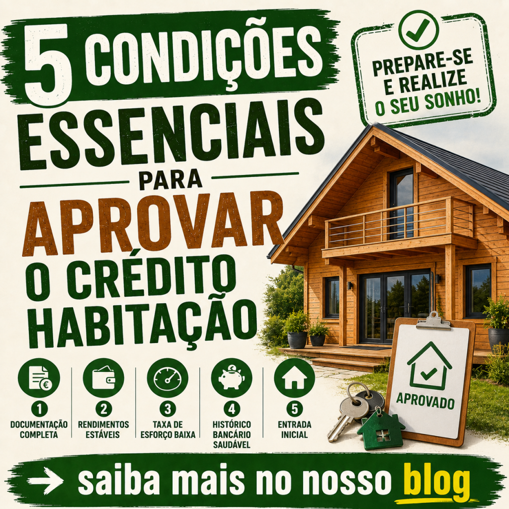 5 condições essenciais para aprovar o Crédito Habitação