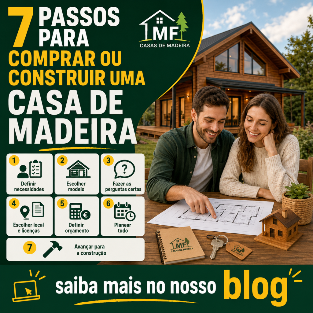 7 Passos para comprar ou construir uma casa de madeira
