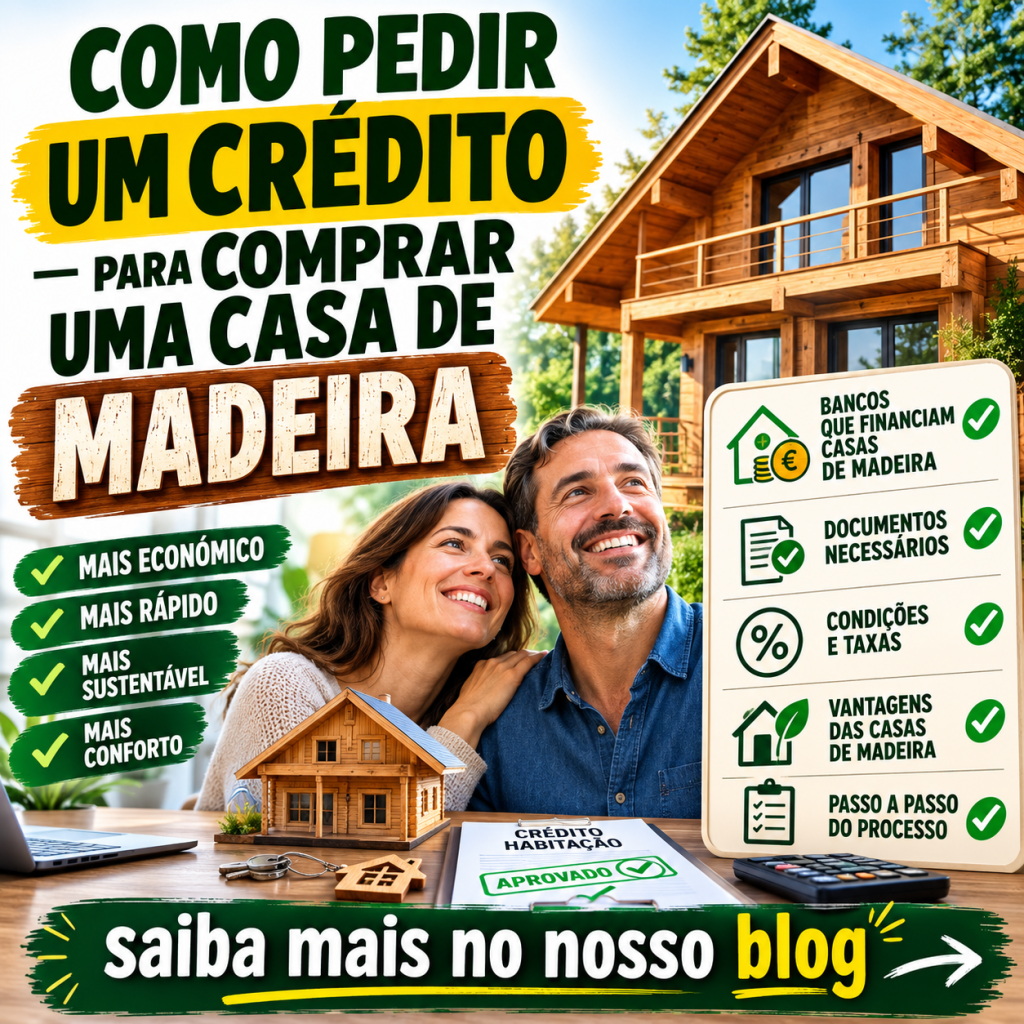 Como pedir um crédito para comprar uma casa de madeira