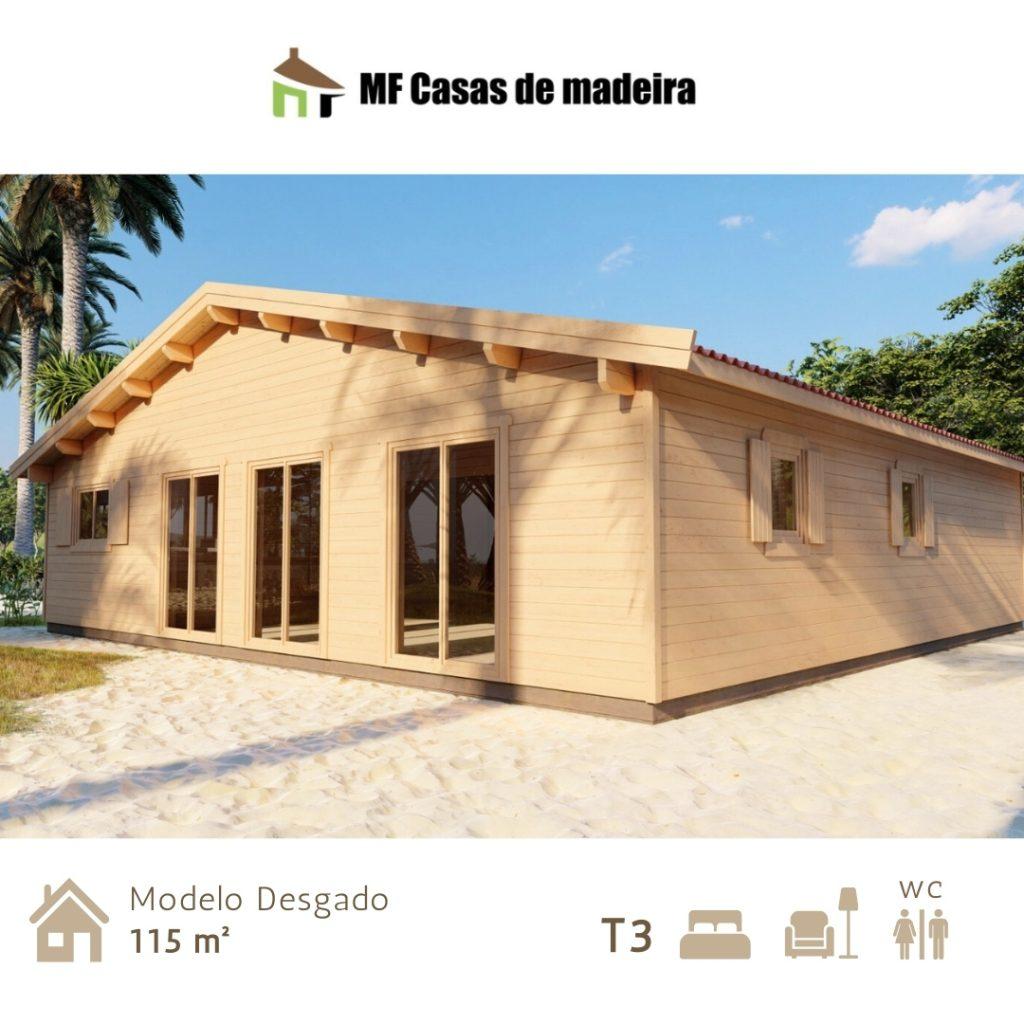 Read more about the article Casa de Madeira Pré fabricada Desgado T3
