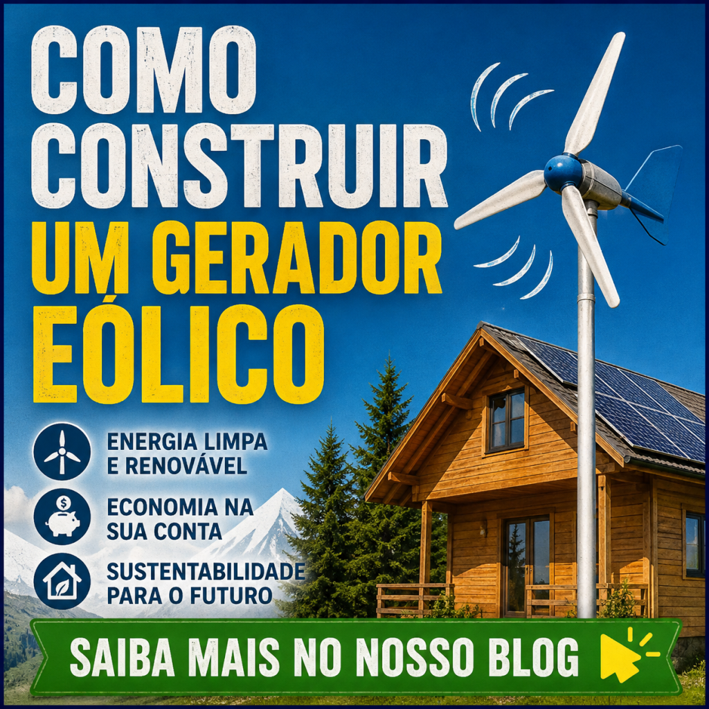 Como construir um gerador eólico