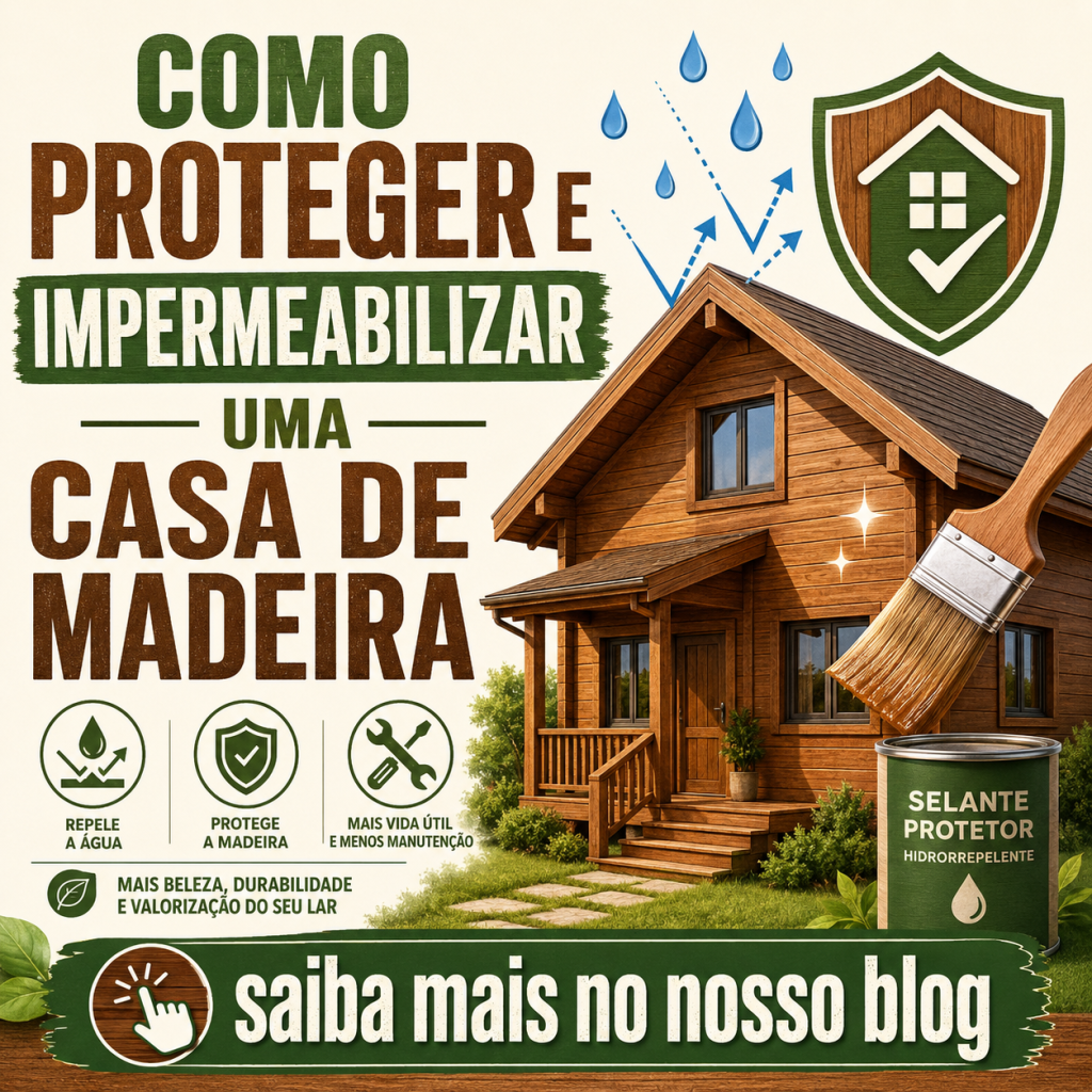 Como proteger e impermeabilizar uma casa de madeira
