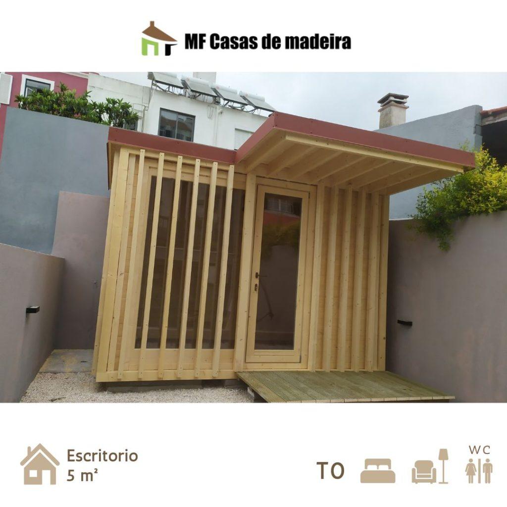 Read more about the article Casa de Madeira Pré fabricada Escritorio T0