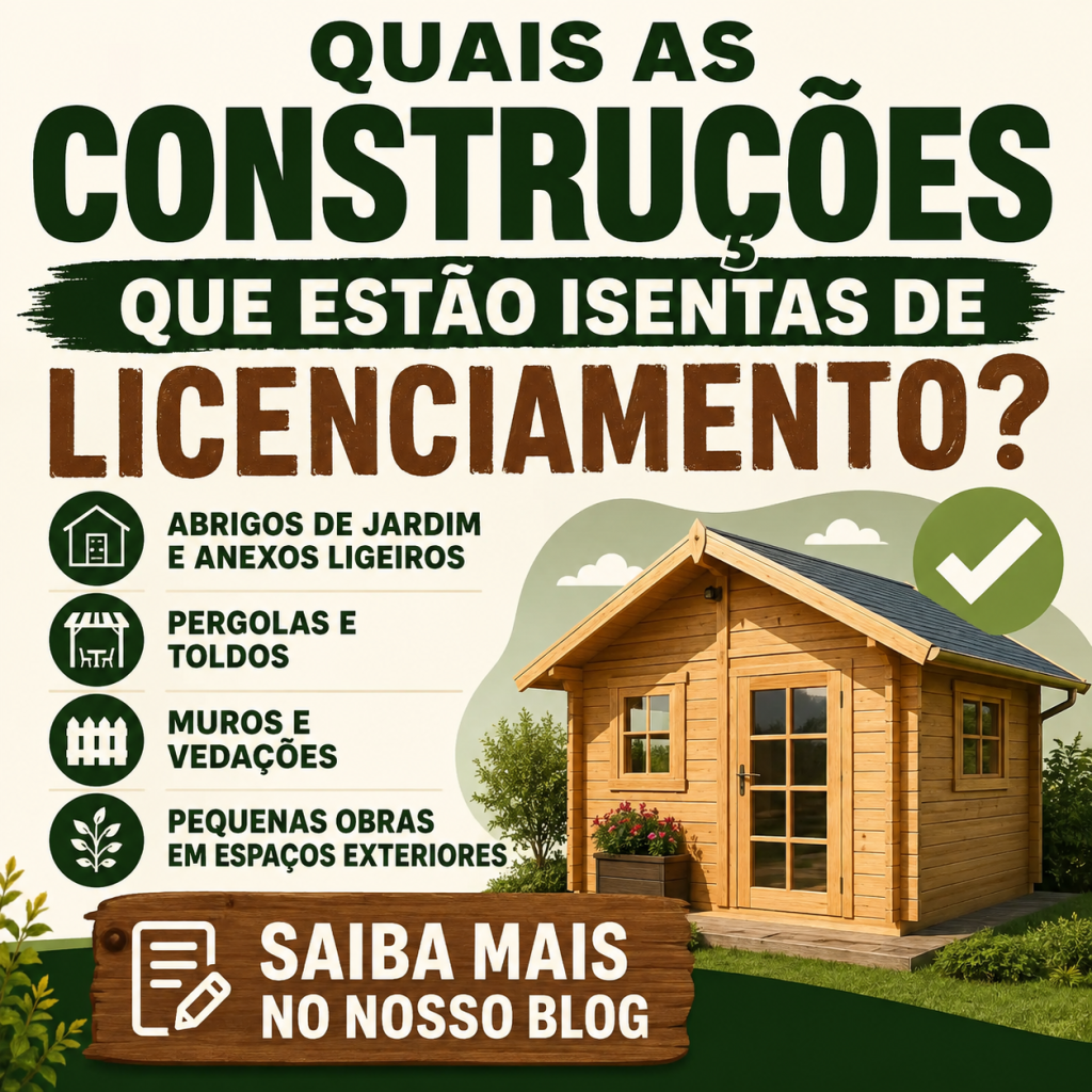 Quais as construções que estão isentas de licenciamento