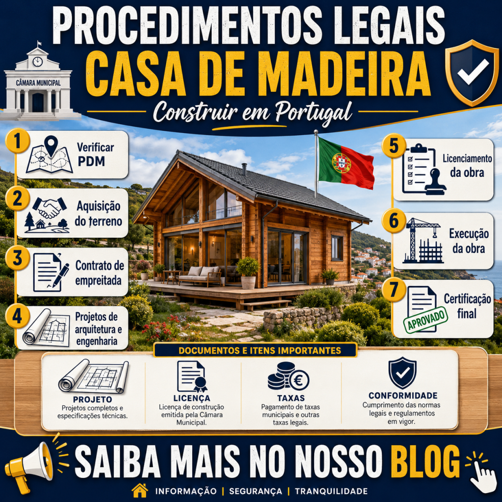 Quais os procedimentos legais para construir uma casa de madeira