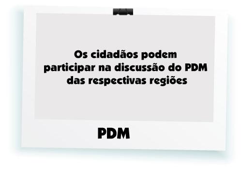 Read more about the article Os cidadãos podem participar na discussão do PDM das respectivas regiões