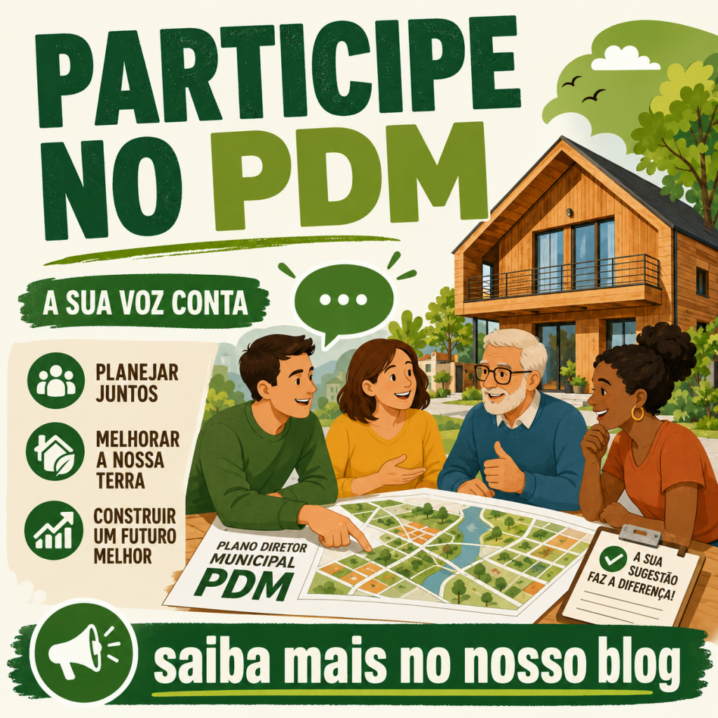 Os cidadãos podem participar na discussão do PDM das respectivas regiões
