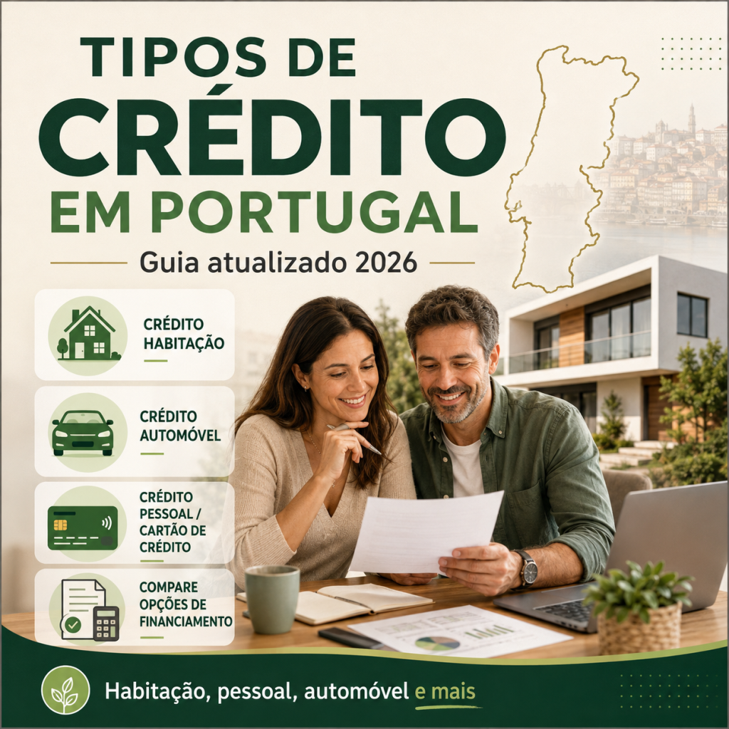Quais os vários tipos de crédito que existem em portugal