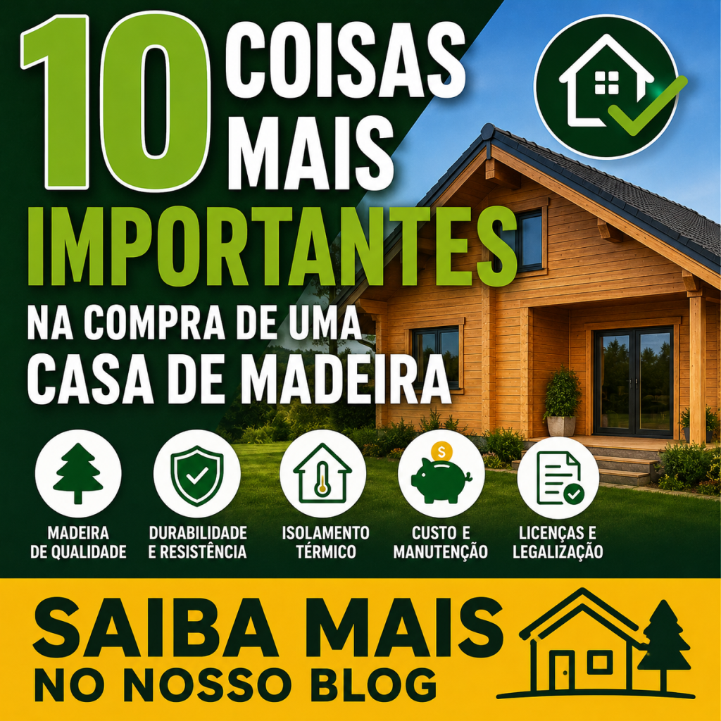 10 coisas mais importantes na compra de uma casa de madeira