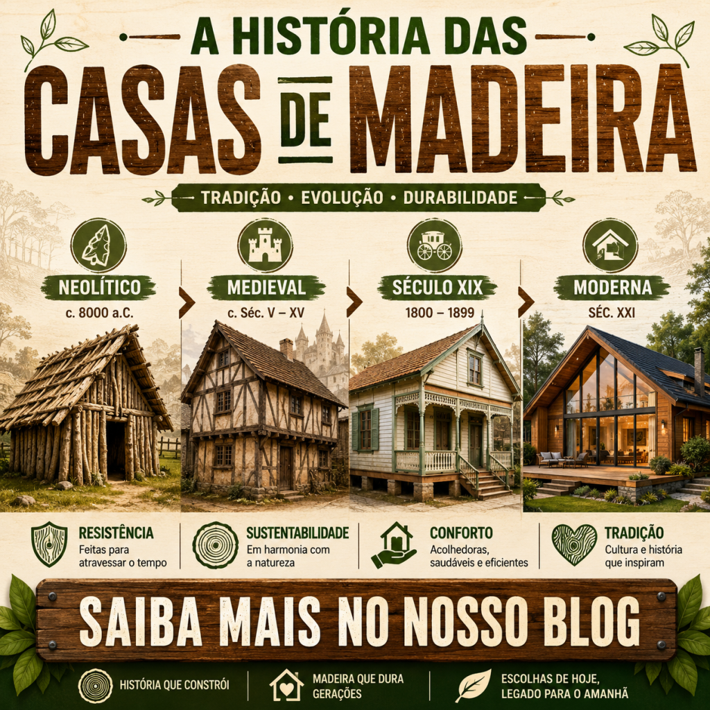 A História das casas de madeira