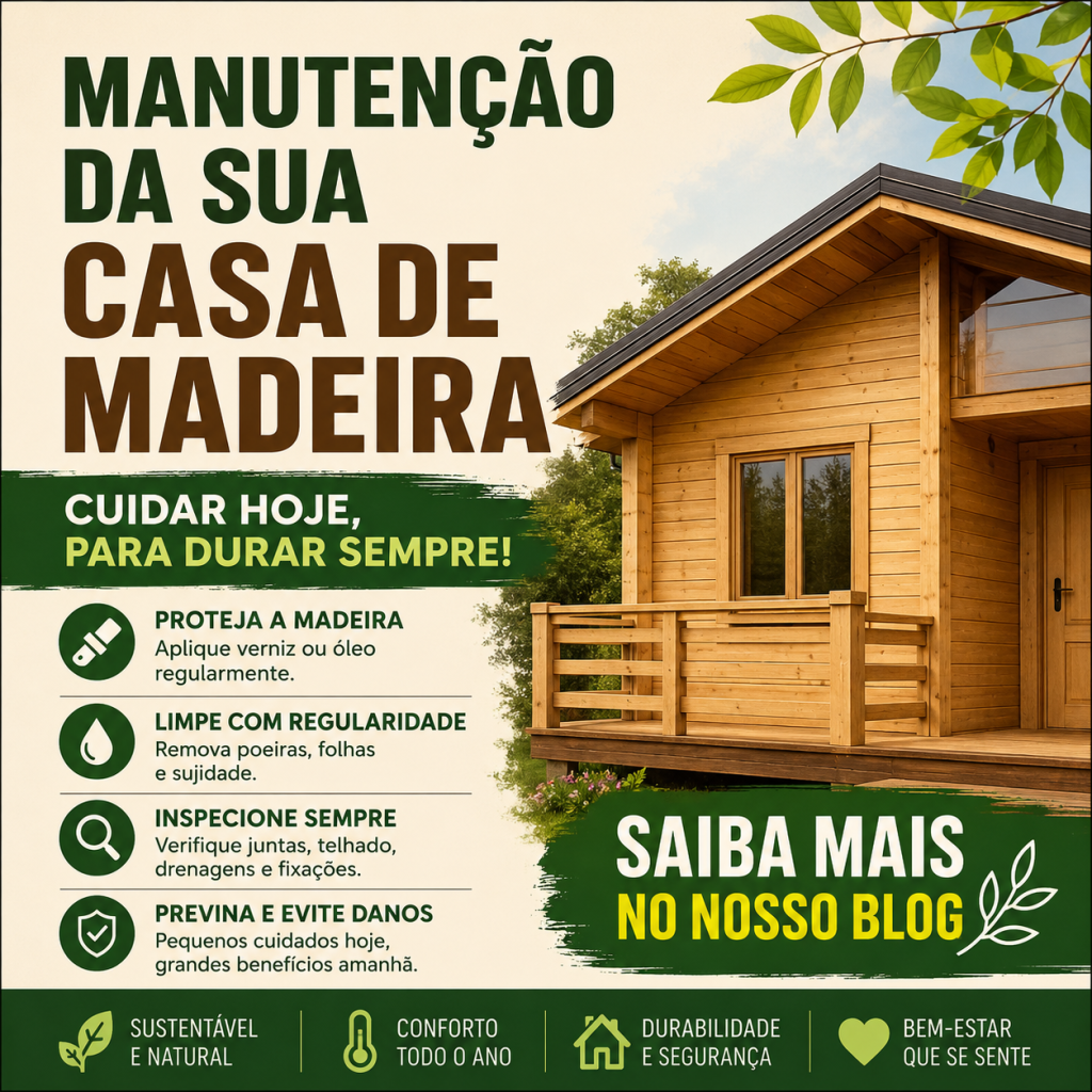 Como fazer a manutenção de uma casa de madeira