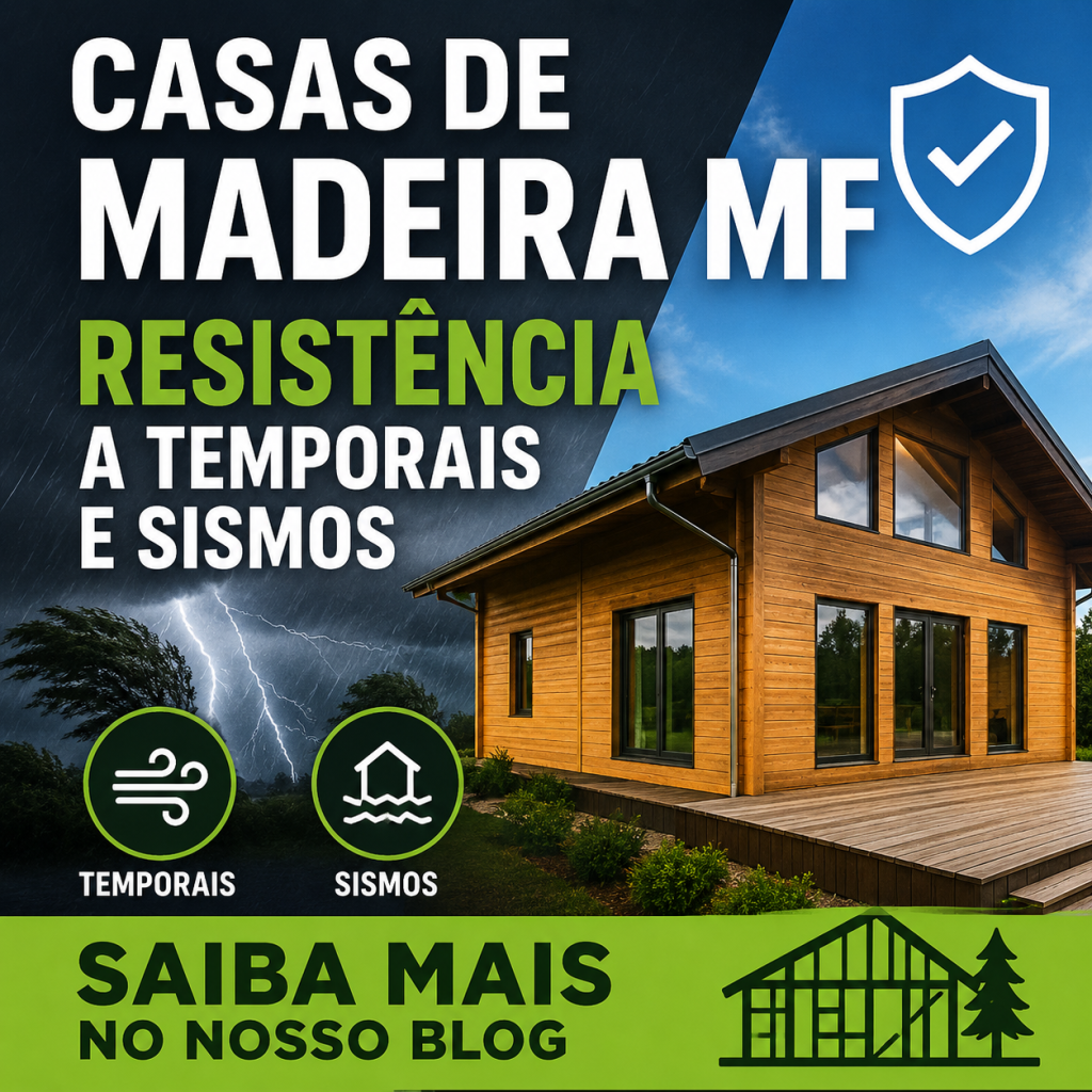 Resistência das casas de madeira MF a temporais e sismos?