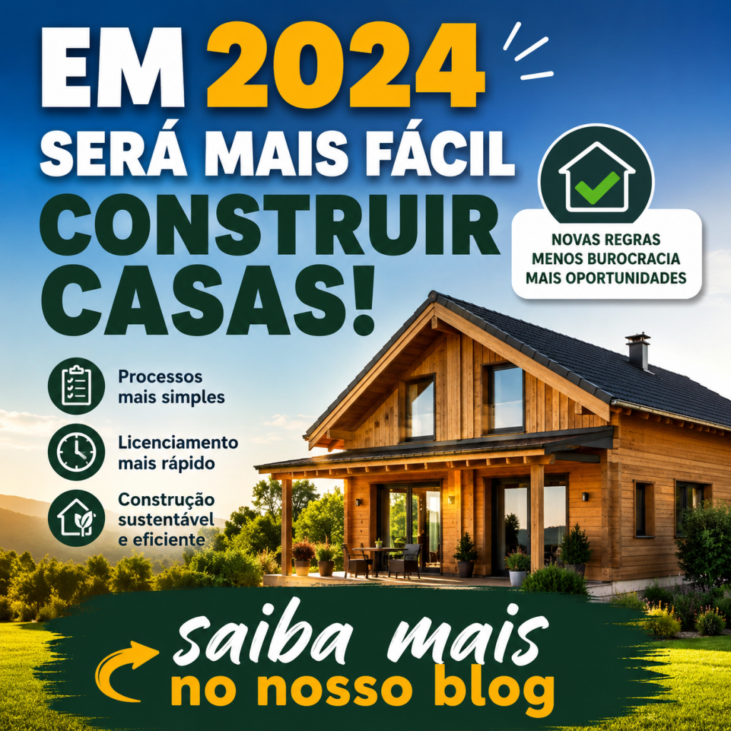 Em 2024 será mais fácil construir casas