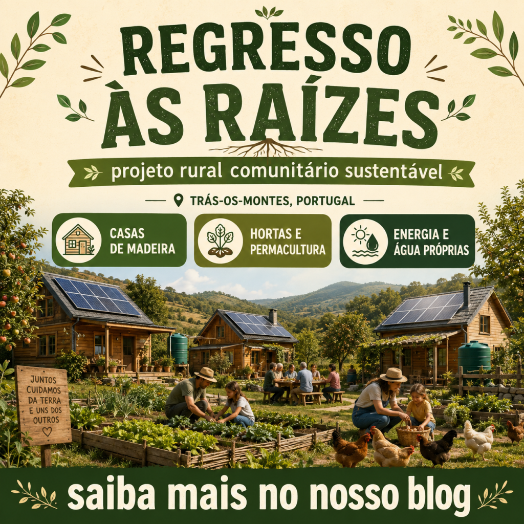Um regresso às raízes: um projeto rural comunitário sustentável no norte de Portugal