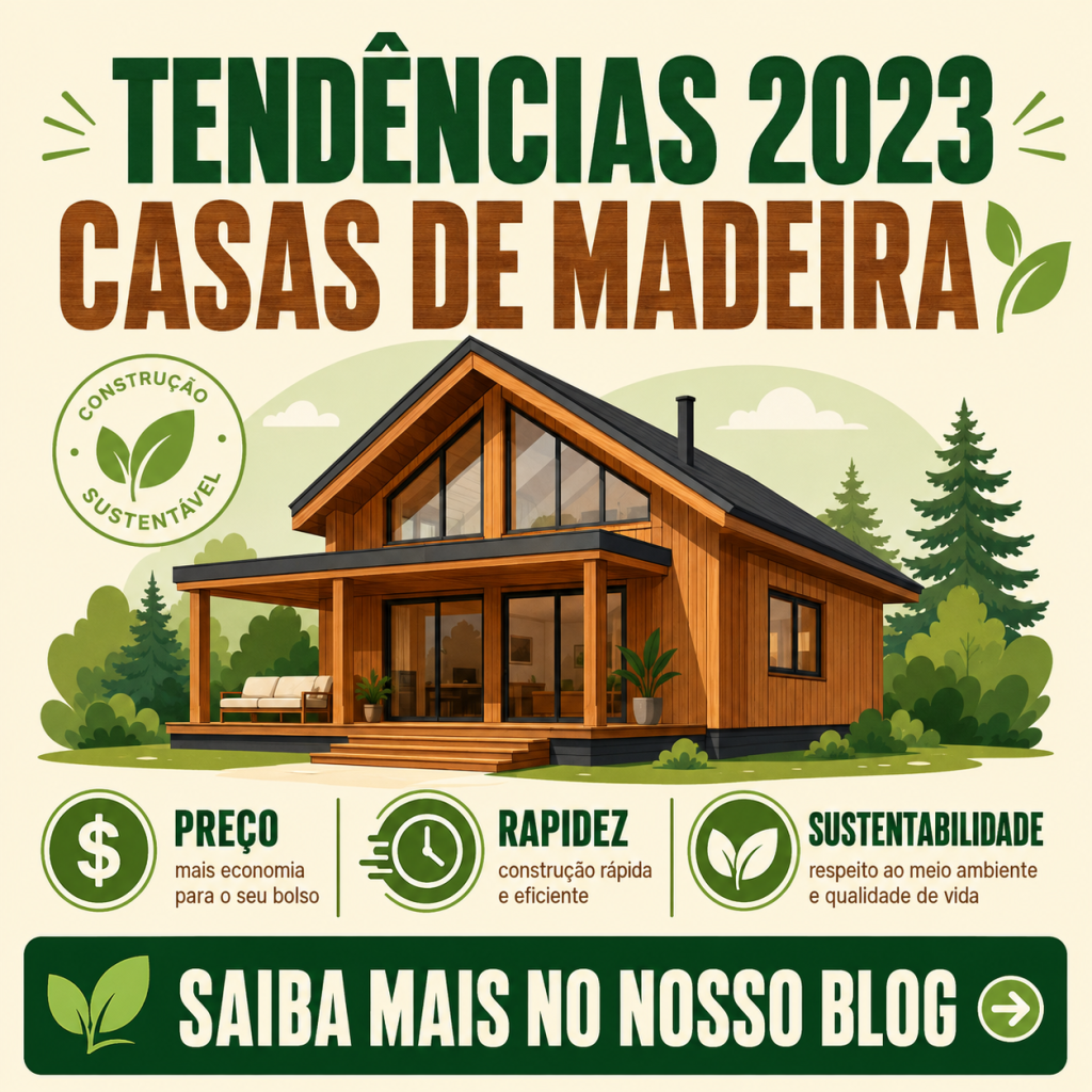 Tendências de construção em 2023: casas de madeira