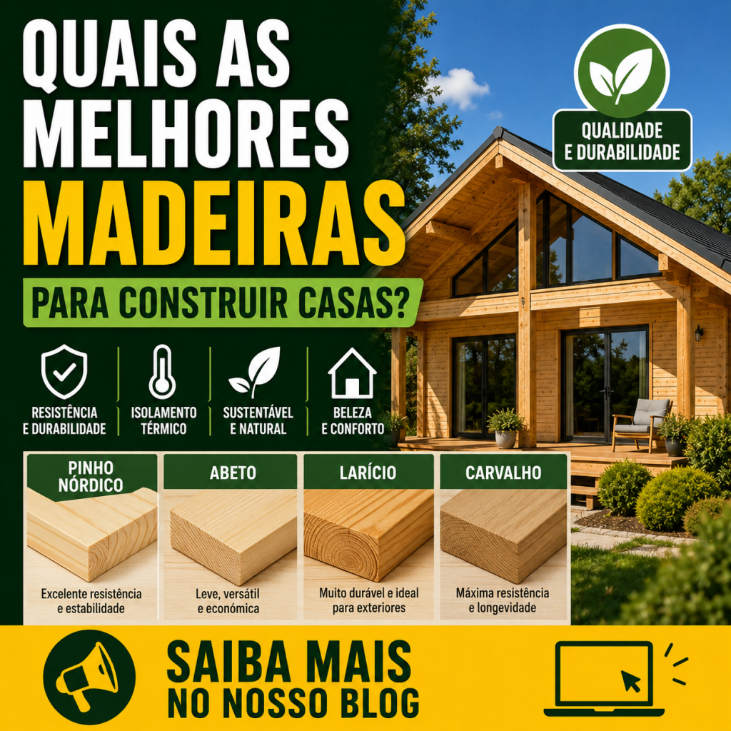 Quais as melhores madeiras para construir casas?