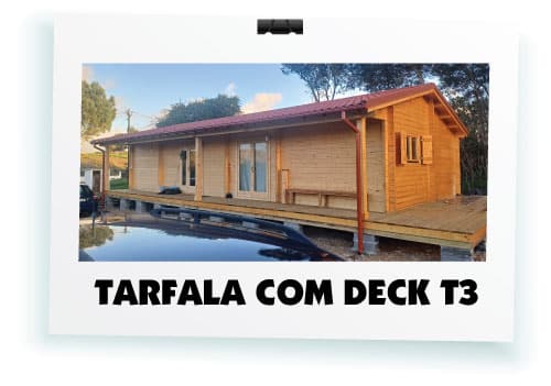 Read more about the article Casa de Madeira Pré fabricada Tarfala Com Deck 84m2