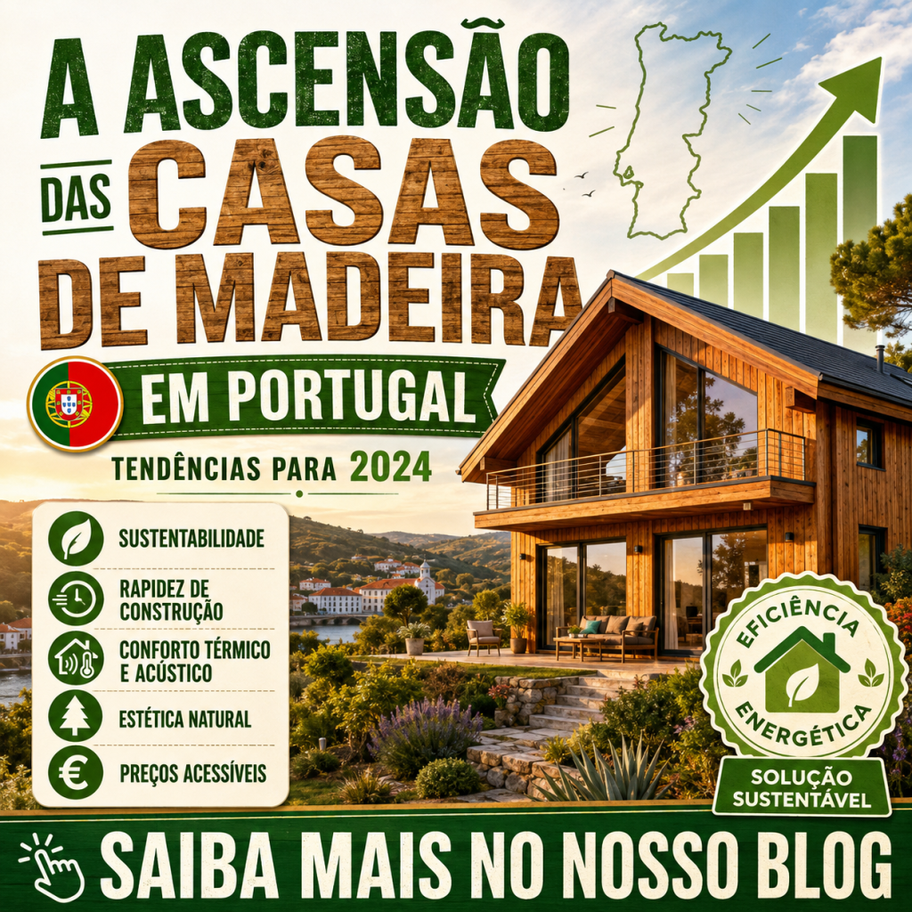 A ascensão das casas de madeira em Portugal: Tendências para 2024