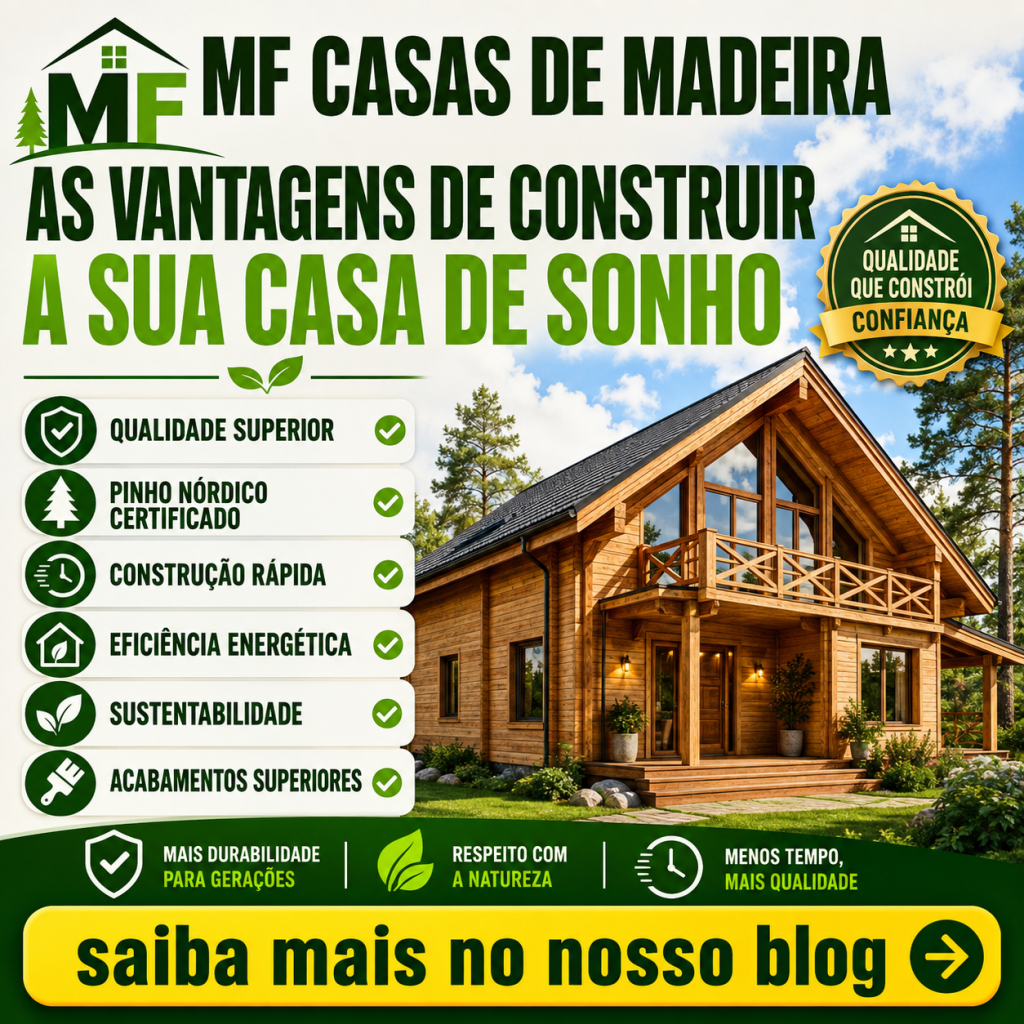 MF Casas de Madeira: As Vantagens de Construir a Sua Casa de Sonho